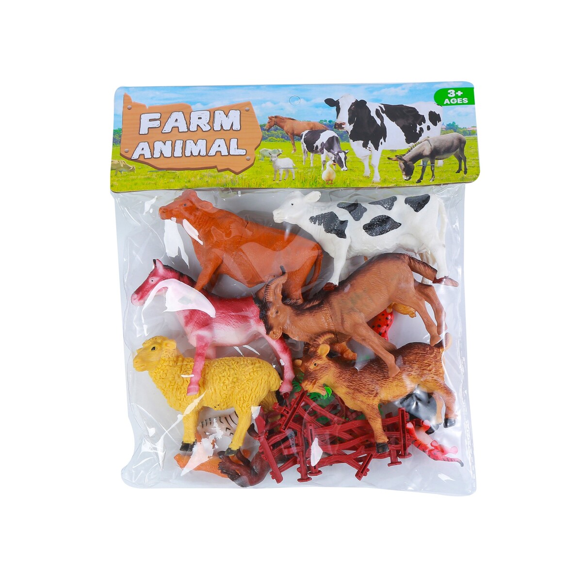 Set de animales de granja - Sin Color 