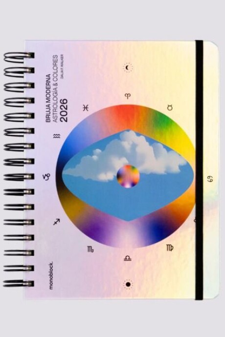 AGENDA MONOBLOCK BRUJA MODERNA A5 2DXH - ANILLADA 2026 - OJO AGENDA MONOBLOCK BRUJA MODERNA A5 2DXH - ANILLADA 2026 - OJO