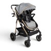 Coche de bebé Bebesit Travel System Jumbo con Baby Silla Gris