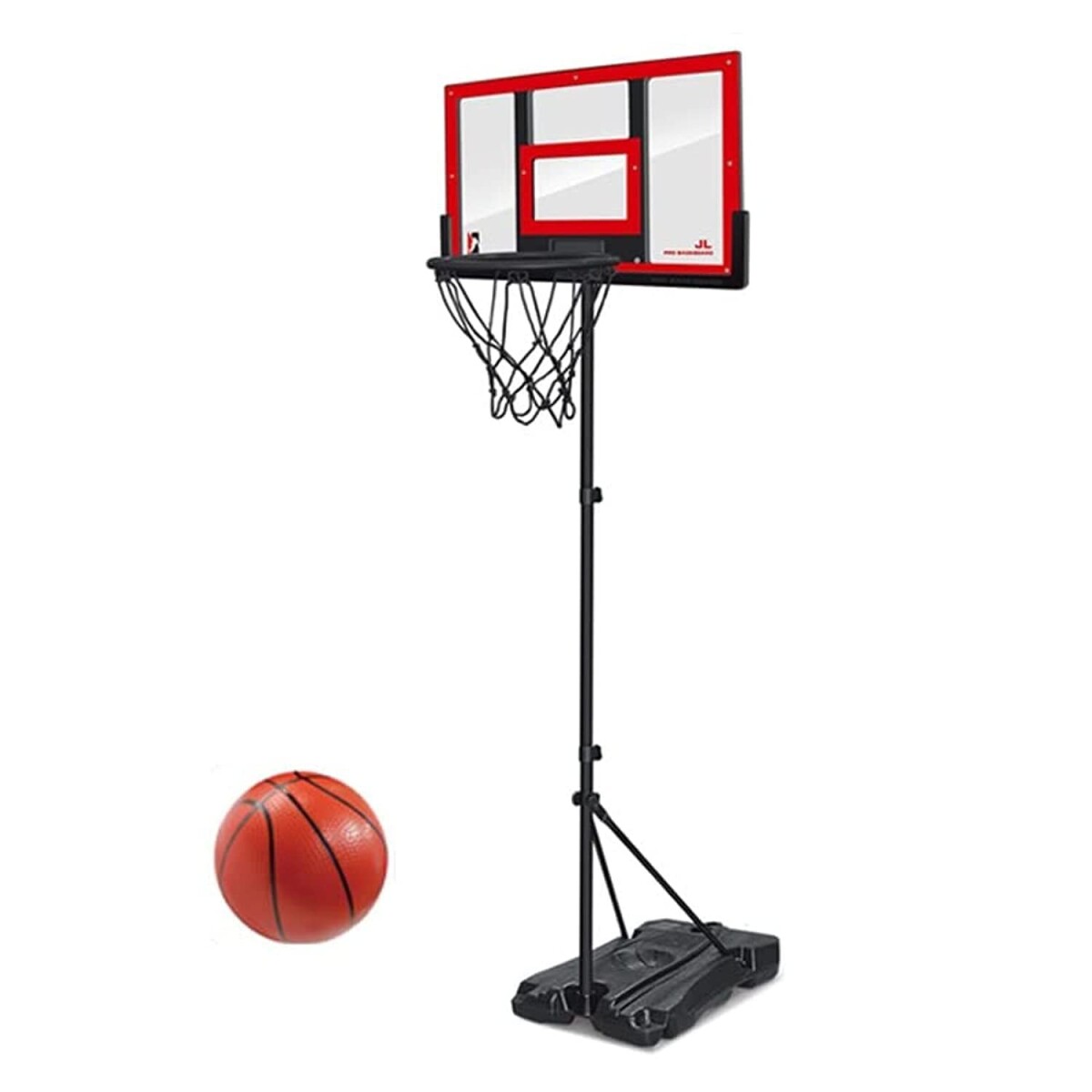 Tablero Basket Aro 2.36m Portátil Con Base Pelota Inflador 