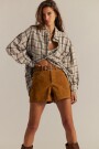 TIPPI VEGAN SUEDE SHORT Beige