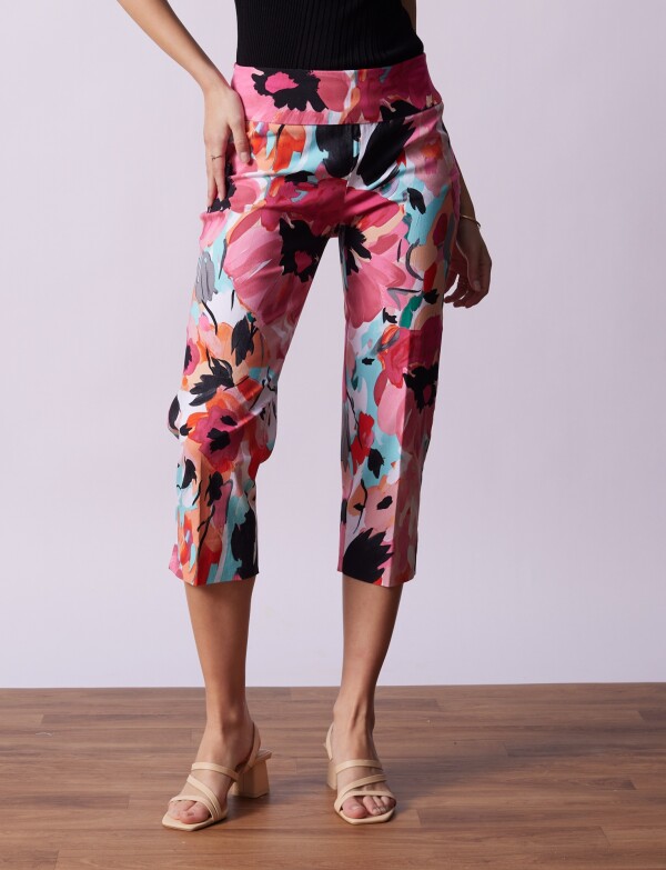 Capri Print MULTI/ROSA