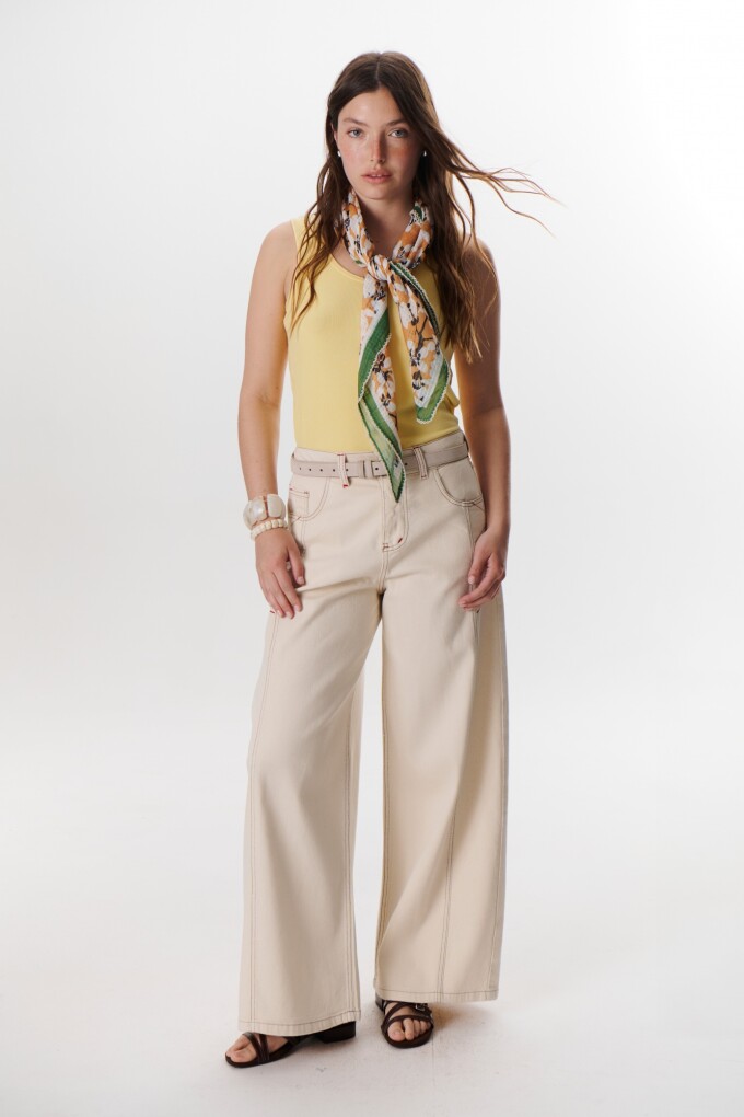 JEAN ZIGZAG NATURAL