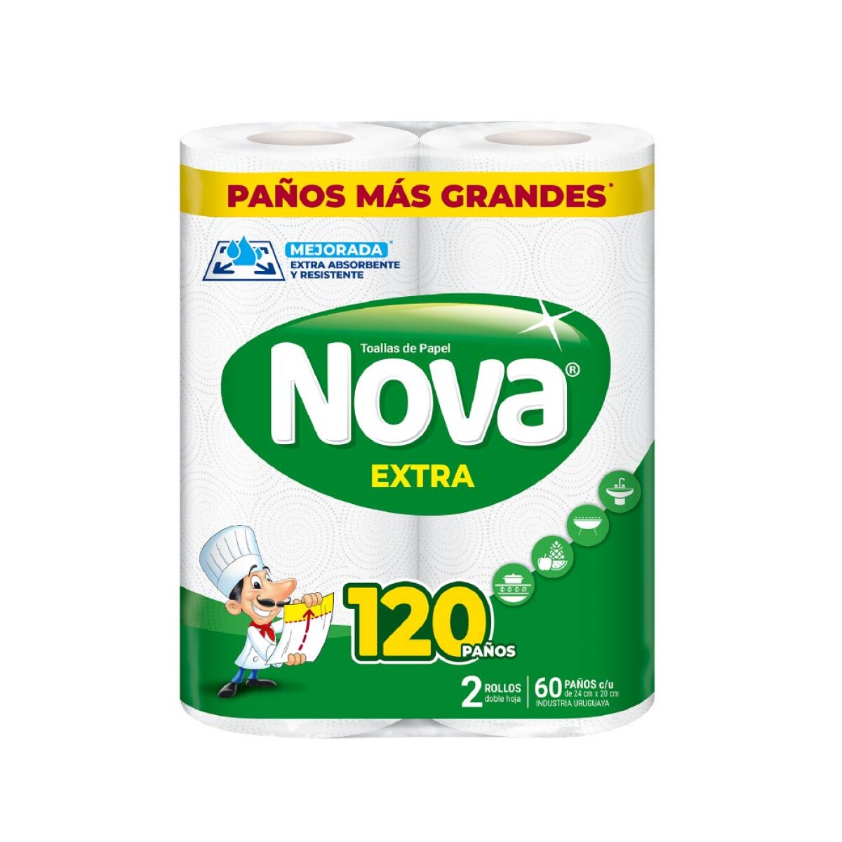 Toalla De Cocina Sussex Extra 2 Uds. 120 Paños 