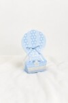 Globo aerostatico baby shower 6x4x14,5 cm - CELESTE Globo aerostatico baby shower 6x4x14,5 cm - CELESTE