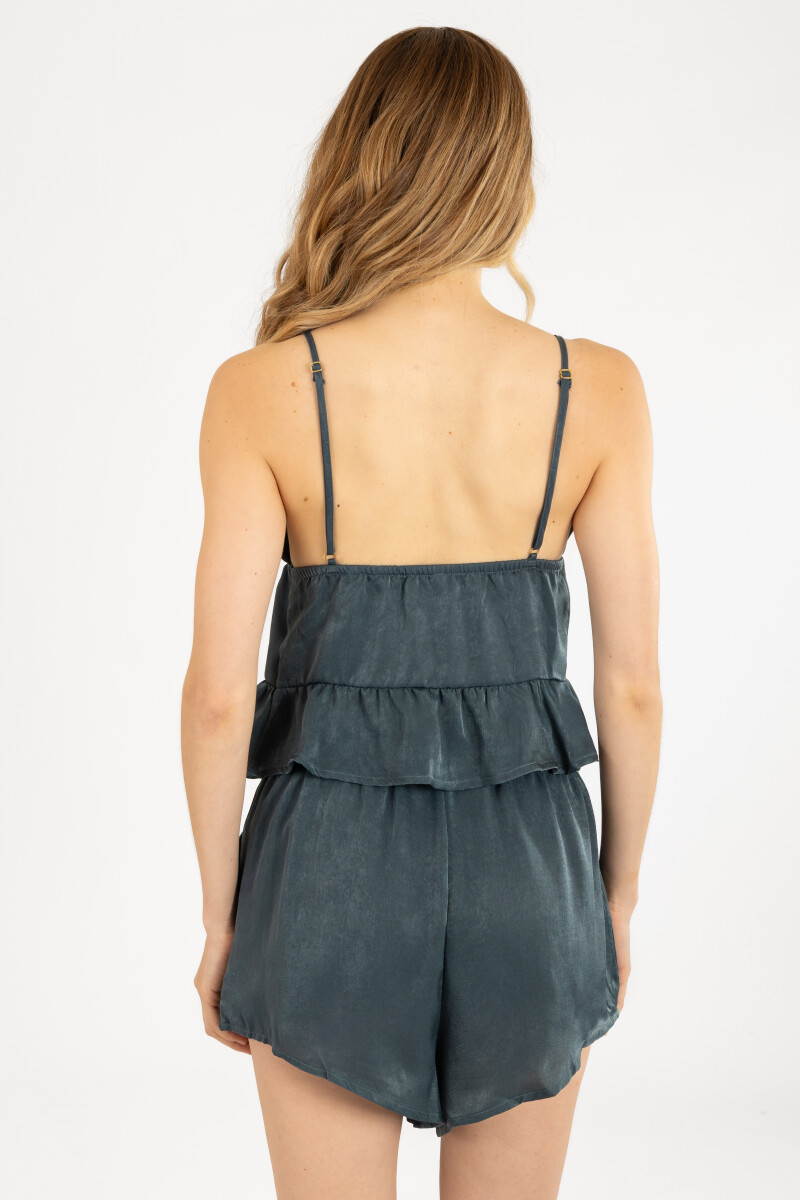 PIJAMA BABY SATIN AZUL NOCHE