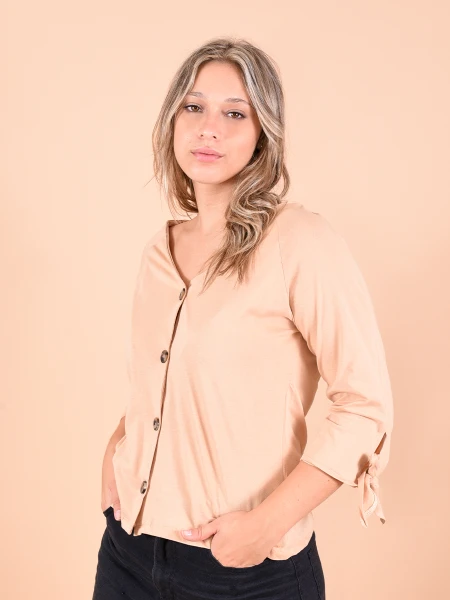 CAMISA STEPHANY BEIGE
