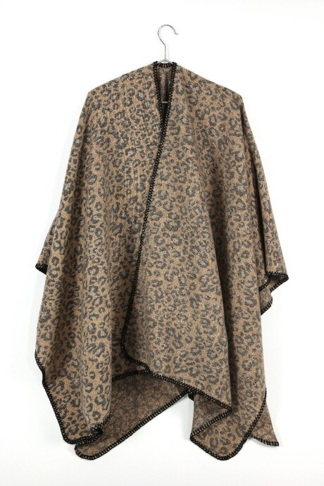 Poncho Aprint Color Unico