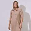 Vestido Botones BEIGE