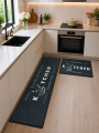 ALFOMBRA DE COCINA NEGRO