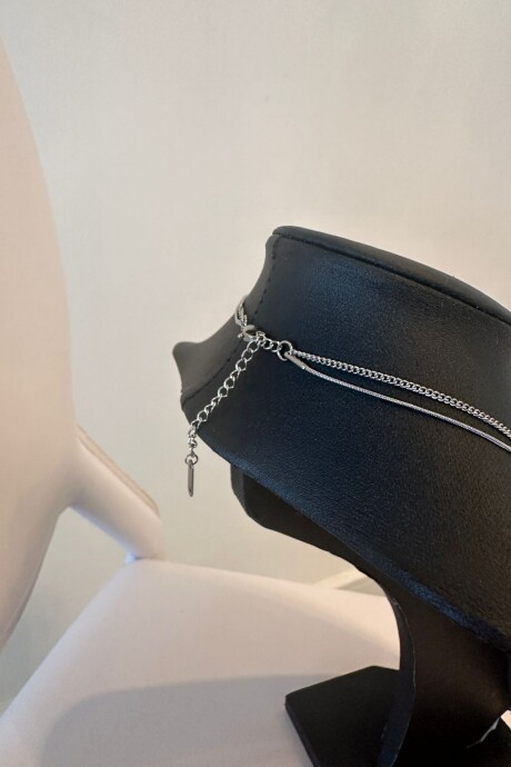 Collar doble con candado Collar doble con candado