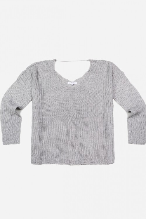 Sweater oversize - Mujer GRIS