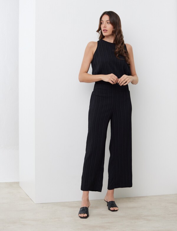 Pantalon Texturado NEGRO