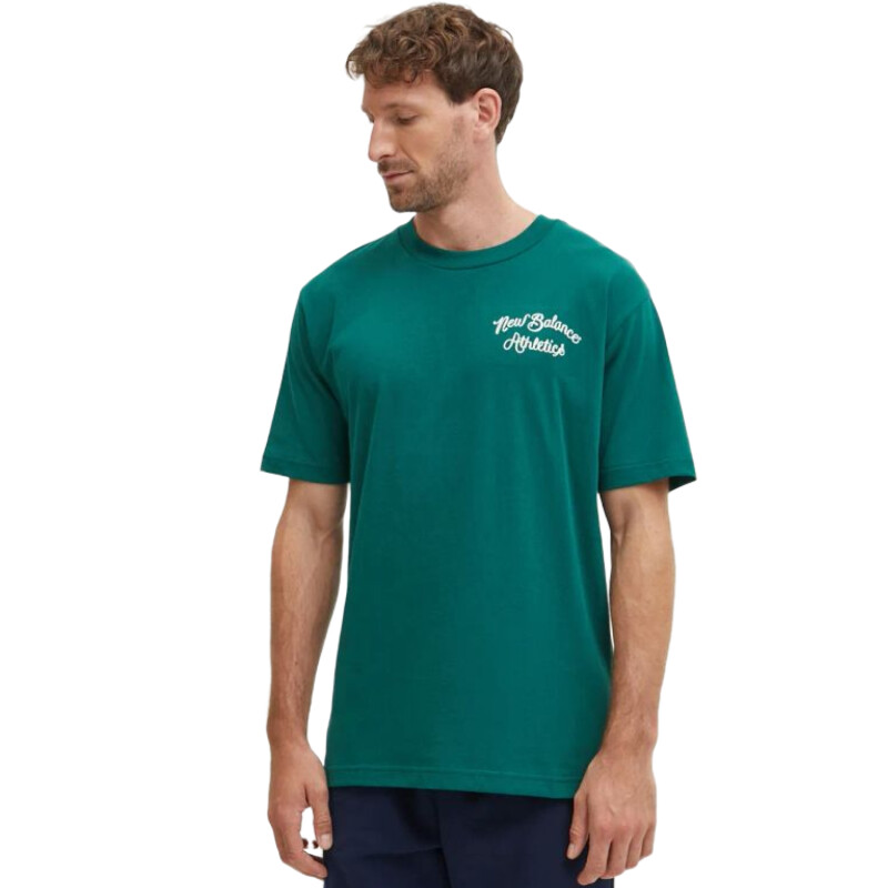 Remera New Balance Athletics Relaxed League - Verde Remera New Balance Athletics Relaxed League - Verde