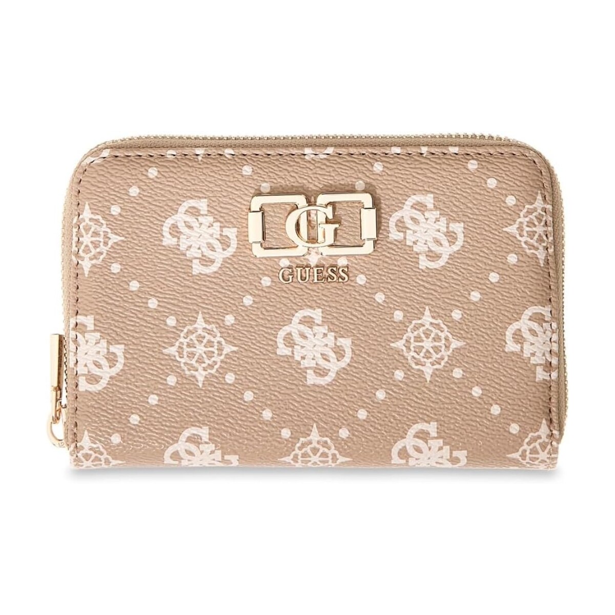 Billetera Guess Emelie Logo Marron Logo 