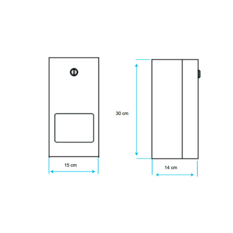 DISPENSADOR DE PAPEL HIGIENICO EN ACERO INOXIDABLE 304 SATINADO 000