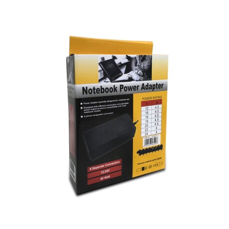 Cargador Universal para Notebook Laptop Negro 001