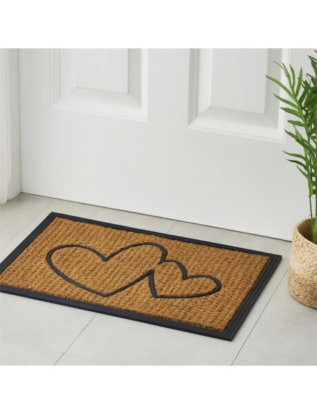 FELPUDO COCO/GOMA 40X60CM H.1CM CORAZONES FELPUDO COCO/GOMA 40X60CM H.1CM CORAZONES