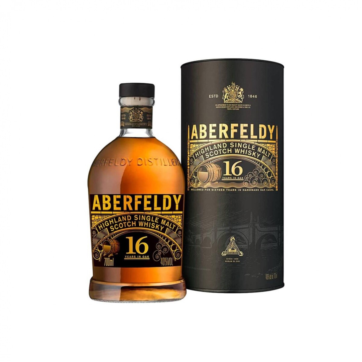 Whisky de Malta Escocés Aberfeldy 16 años - 750 ml 