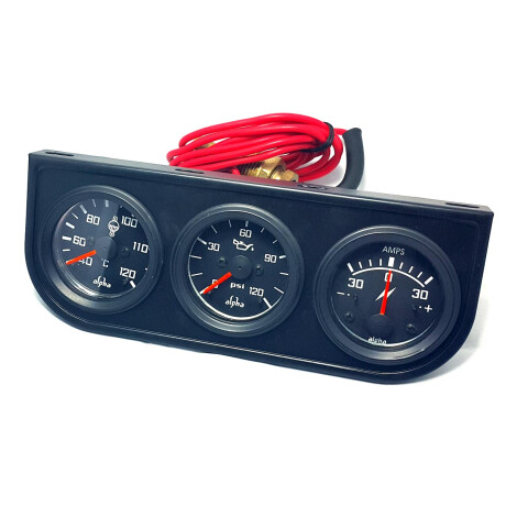 INSTRUMENTO RELOJ MEDIDOR - TRIO INTRUMENTOS MECANICOS 52MM - INSTRUMENTO RELOJ MEDIDOR - TRIO INTRUMENTOS MECANICOS 52MM -