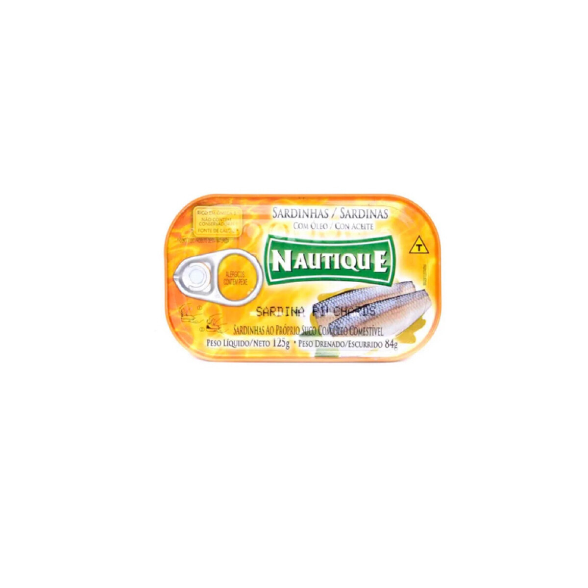 Sardinas NAUTIQUE 125Grs en Aceite (abre fácil) 