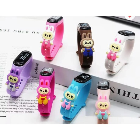 Reloj Digital Infantil Led Correa Silicona 001