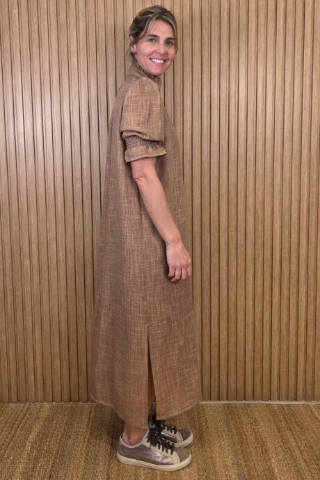 Vestido Maldivas Tostado