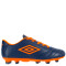 Championes de Fútbol 11 Infantiles Umbro Classico II HG Azul Marino - Anaranjado