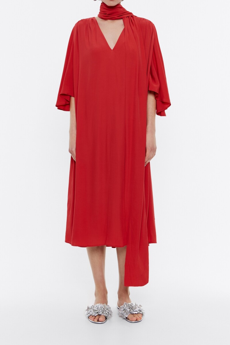 VESTIDO MUJER Rojo