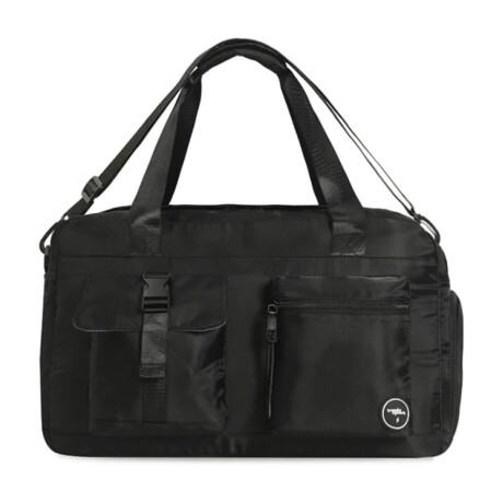 Bolso De Viaje Trendy Deportivo modelo Urbano Dama Negro