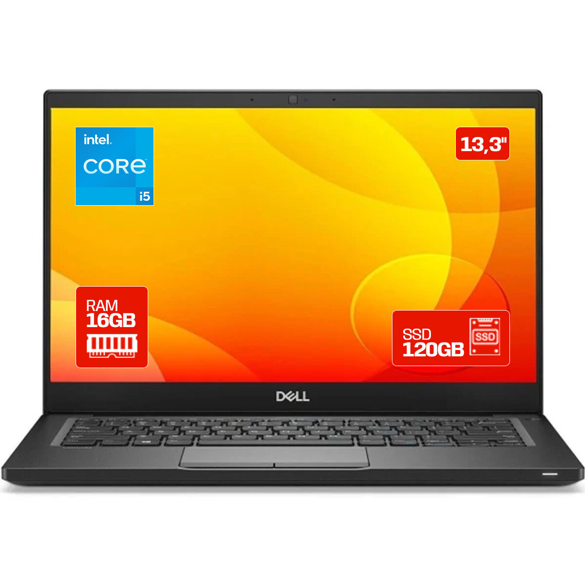 Notebook Dell 7390 I5 4 GB RAM 120GB SSD TACTIL 2 EN 1 13.3" 