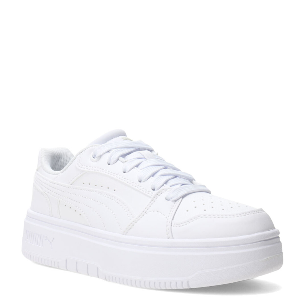 Championes de Mujer Puma Rebound Femme Low Plataforma Puma - Blanco 