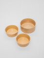 Tapas Y Picadas<br /> Set 3 Cuencos Con Tabla Color Unico