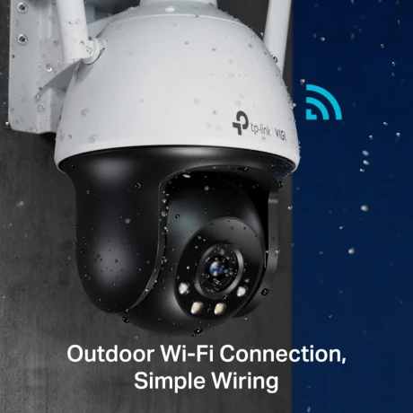Cámara Seguridad Ext Tp-Link Vigi C540 360° Wi-Fi Color Día Noche 2K 4mp 001