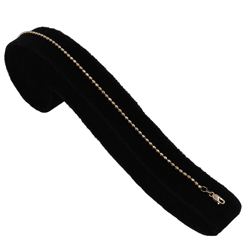 Pulsera En Oro 18K Con Cuentas Ovales Pulsera En Oro 18K Con Cuentas Ovales