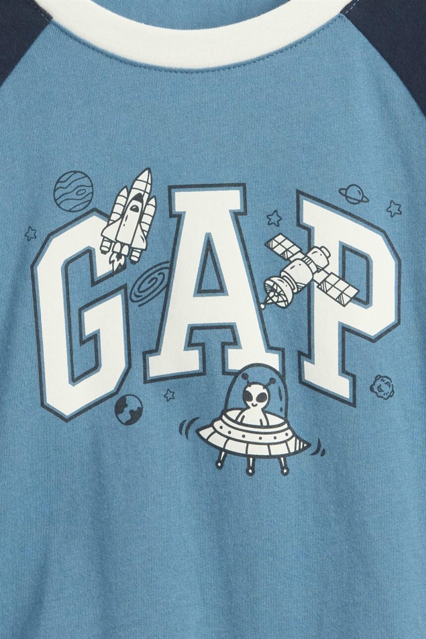 Remera Logo Gap Toddler Niño Cornflower829