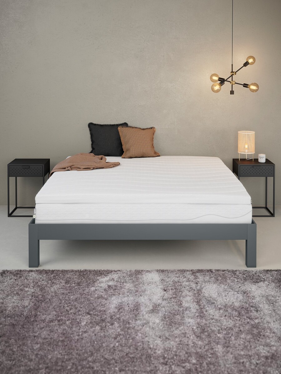 Colchón top GULEN WELLPUR 180x200 GOLD blanco 