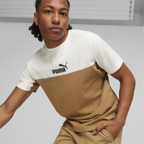 ESS+ Block Tee 84742685 Beige/arena