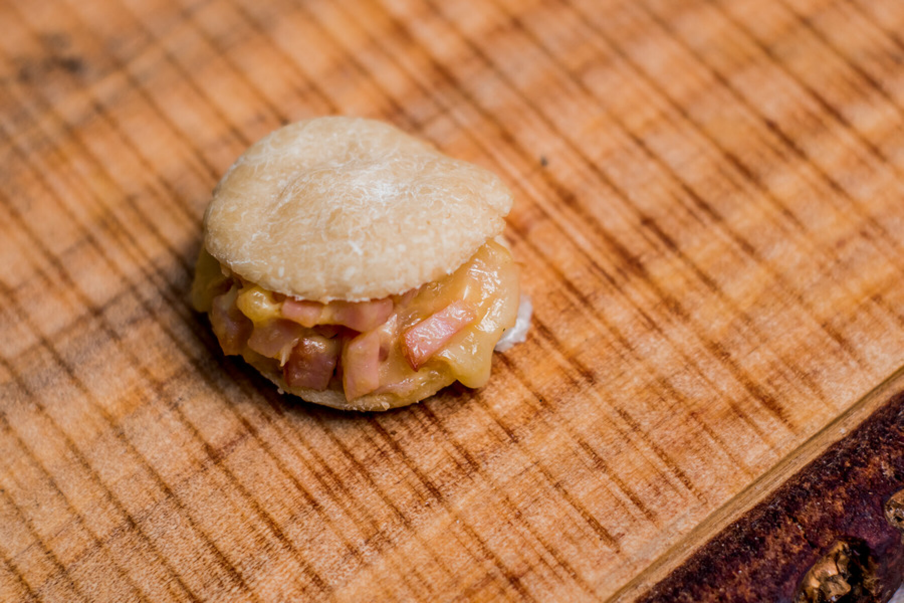 Mini pita de lomito y muzzarella 