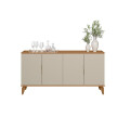 APARADOR MODELO EVORA 160 CM COLOR JEQUITIBA/OFF WHITE Aparador Modelo Evora 160 Cm Color Jequitiba/off White
