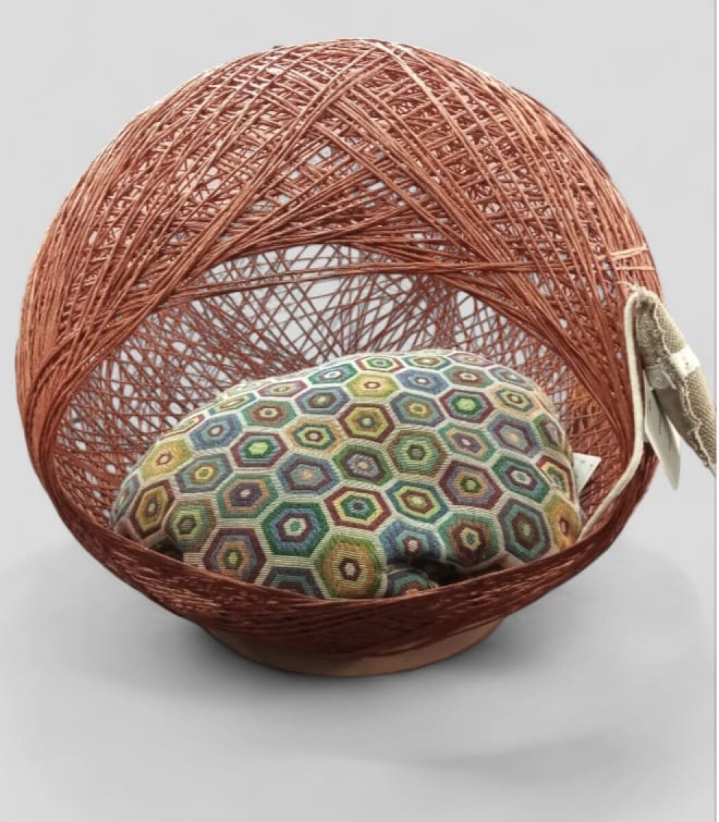 CUNA DE MIMBRE CON ALMOHADON 