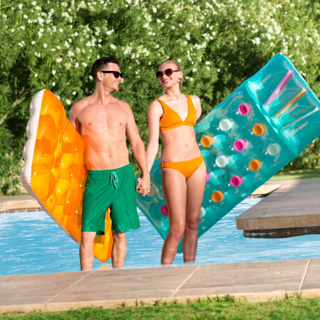 Flotador Colchoneta Inflable Bestway c/Almohada Bsw043014