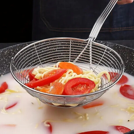 Espumadera rasera alambre niquelado 180 mm Espumadera rasera alambre niquelado 180 mm