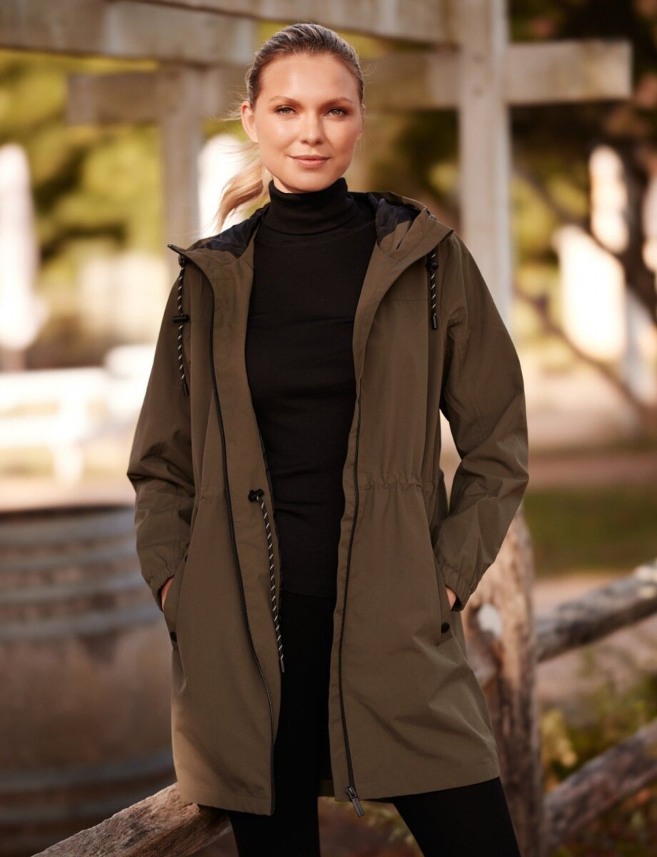 Gabardina Water Repellent - Oliva 