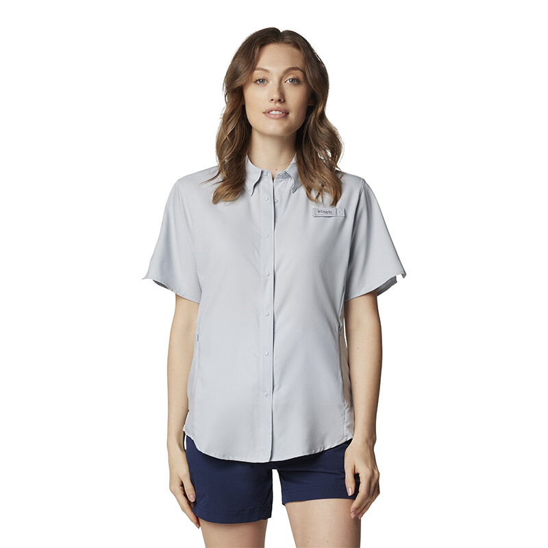 Camisa PFG Tamiami Mujer CITY GREY BLAC