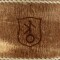 Posa Mate Cuero Crudo Logo Tranquera