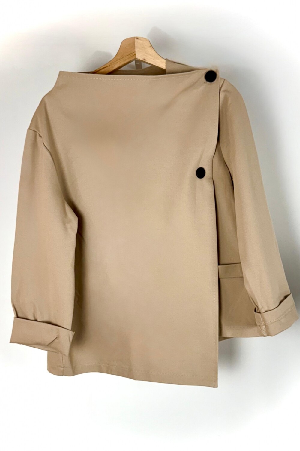 CHAQUETA C/VISCOSA KIND BEIGE