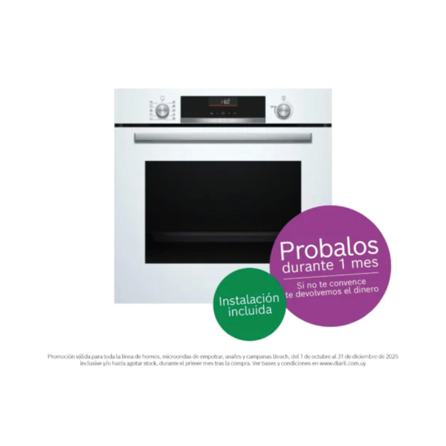 Horno de Empotrar Autolimpiante Blanco Bosch Horno de Empotrar Autolimpiante Blanco Bosch