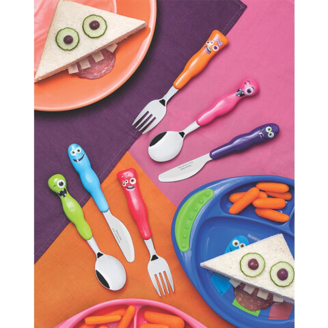 Juego de cubiertos para niño modelo MONSTERKIDS, 2 piezas -TRAMONTINA TR5171