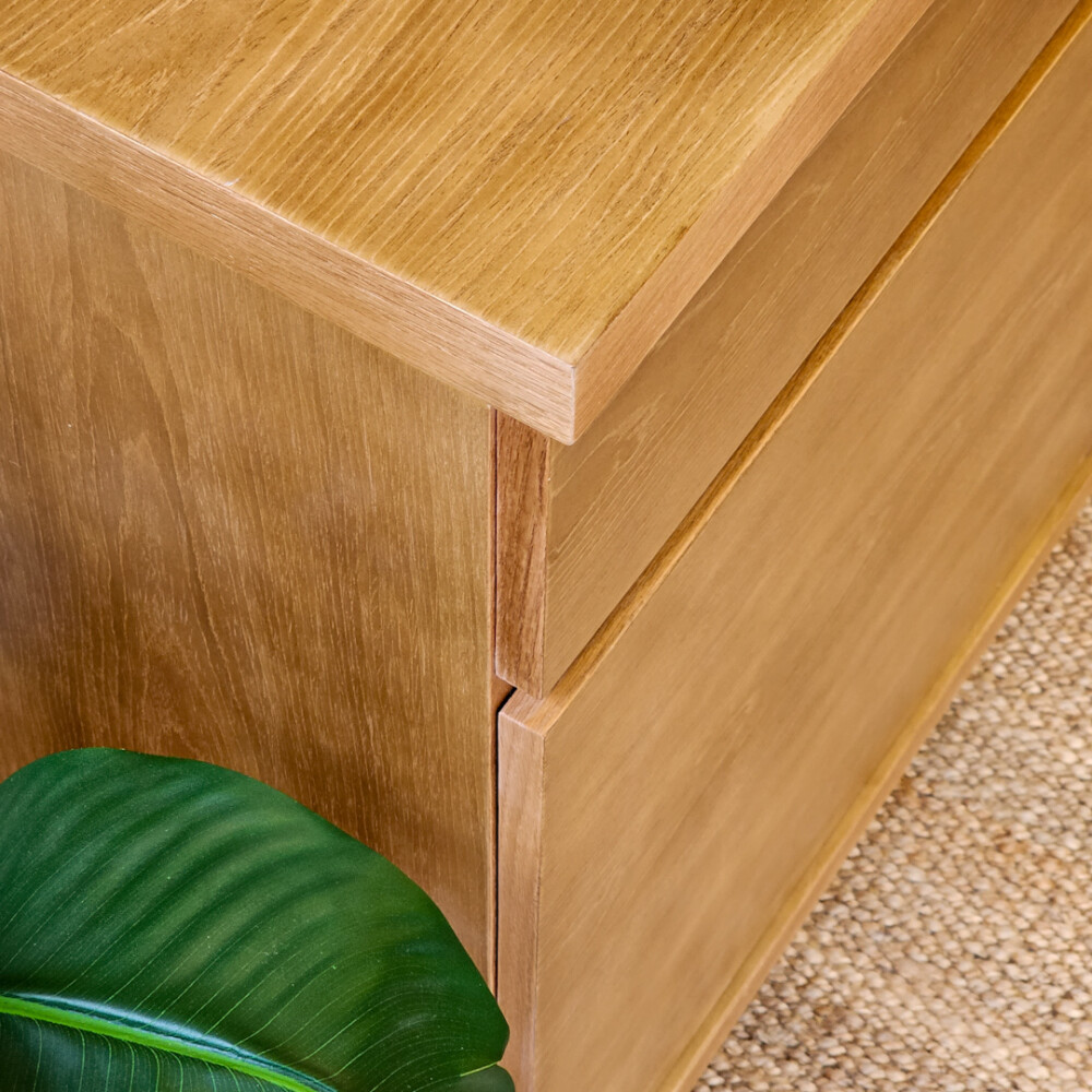 Aparador Toronto en Roble 180 x 45 x 85h (Por pedido) Aparador Toronto en Roble 180 x 45 x 85h (Por pedido)